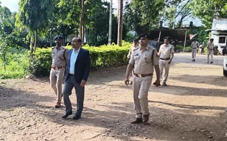 डीआईजी एमआर आहिरे ने थाना भोरमदेव को गोद लेकर किया सघन निरीक्षण, बेहतर पुलिसिंग पर जोर