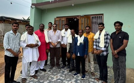 अटल भारतीय हिंदू फाउंडेशन के प्रदेश अध्यक्ष हितेश महेश सिन्हा से मिले लक्ष्मण पहलवान