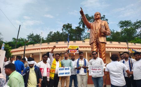 रायपुर में आरक्षण बचाओ रैली, 19 सूत्रीय मांगों को लेकर सरकार को सौंपा ज्ञापन