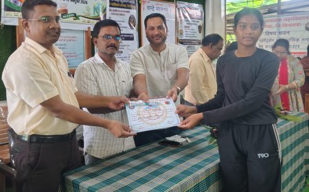 महाविद्यालय अमरवाड़ा में कार्यक्रम, भारतीय किसान संघ ने विद्यार्थियों को अन्नदाता के महत्व का संदेश दिया