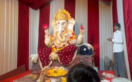 सिकोलाभाठा में श्री सिद्धि विनायक गणेशोत्सव समिति ने कराया भव्य महाआरती का आयोजन