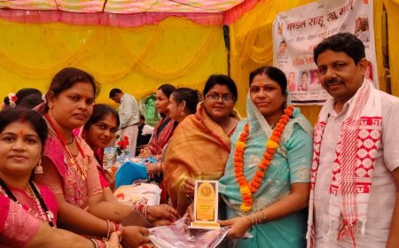 साहू समाज का जिला स्तरीय तीज मिलन समारोह भोजटोला में संपन्न, महिलाओं ने प्रतियोगिताओं में लिया हिस्सा