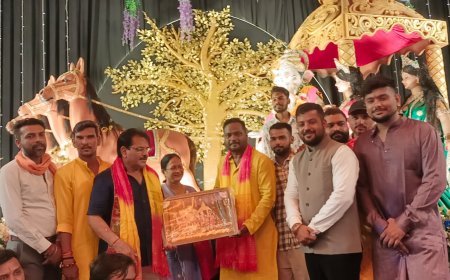 गणेशोत्सव में समाजसेवी कुबेर राठी ने सपत्निक की महाआरती, प्रदेश की सुख-समृद्धि की कामना