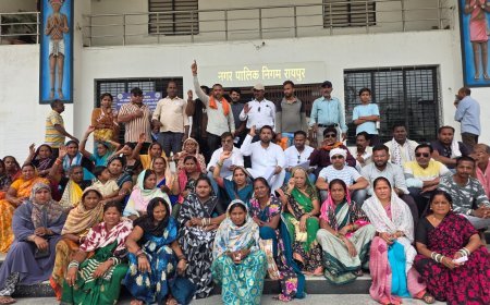 भटगांव सब्जी बाजार आवंटन पर उठे सवाल, महिलाओं ने प्रक्रिया निरस्त कर दोबारा आवंटन की मांग की