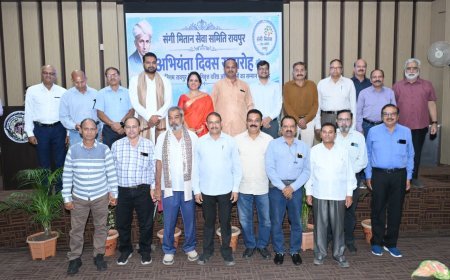 अभियंता दिवस पर संगी मितान सेवा समिति ने 25 सेवानिवृत्त वरिष्ठ अभियंताओं का किया सम्मान