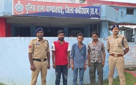 पांडातराई पुलिस की ऑनलाइन सट्टे के खिलाफ कार्रवाई, 3 आरोपी गिरफ्तार