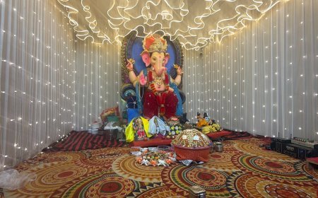 सेतपाल नगर में गूंजा बनारस की गंगा आरती का भव्य स्वरूप