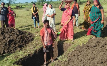 सेवा का संकल्प से ग्रामीणों को मिल रहा 125 दिन का रोजगार