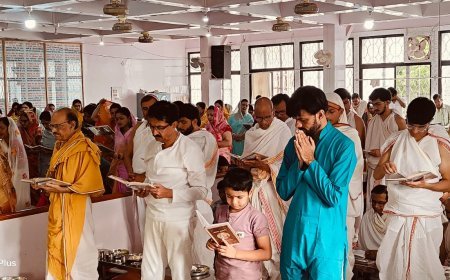 पर्यूषण पर हुई उत्तम आकिंचन्य धर्म की आराधना, सकल दिगंबर जैन समाज ने किया पूजन