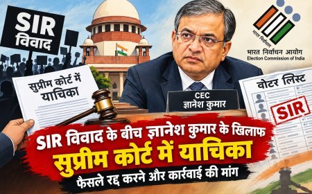 SIR विवाद के बीच ज्ञानेश कुमार के खिलाफ सुप्रीम कोर्ट में याचिका, फैसले रद्द करने और कार्रवाई की मांग