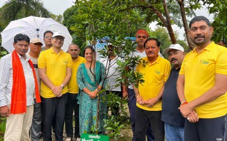 सेवा संकल्प अभियान 2026 के तहत रायपुर में 3500 से अधिक पौधों का रोपण