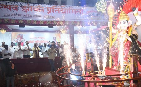 लोरमी में निकली गणेश विसर्जन की भव्य झांकी, उप मुख्यमंत्री अरुण साव ने किया स्वागत-अभिनंदन