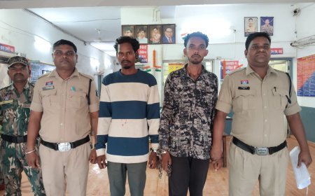 शराब के लिए जबरन पैसे मांगने और मारपीट करने वाले दो आरोपी गिरफ्तार