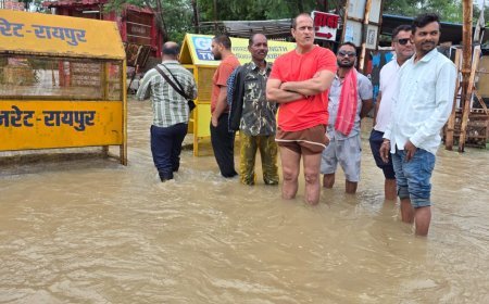 रायपुर में बारिश से जलभराव को लेकर विकास उपाध्याय ने सरकार पर साधा निशाना, बोले- चार दिन पहले चेतावनी के बावजूद नहीं हुई तैयारी