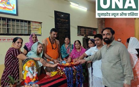 भिलाई में भारी बारिश के बीच मनाया गया शुकराना महोत्सव, इको-फ्रेंडली गणपति विसर्जन का लिया संकल्प
