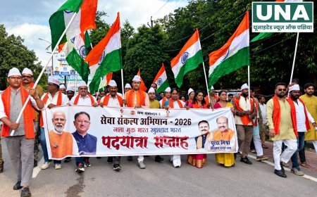 रायपुर में नशामुक्ति पदयात्रा का दूसरा दिन, पुरन्दर मिश्रा के नेतृत्व में लोगों ने लिया नशामुक्त समाज का संकल्प