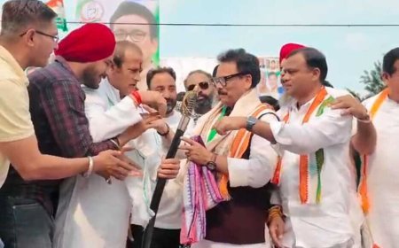 रायपुर में कांग्रेस प्रभारी सुखदेव भगत का स्वागत, विकास उपाध्याय के नेतृत्व में जुटे कार्यकर्ता