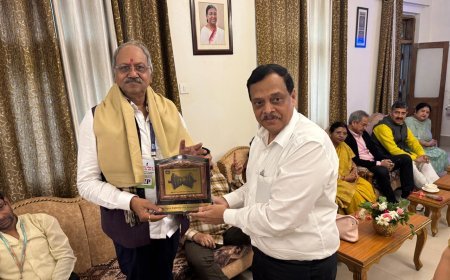 हरिद्वार पहुंचे सांसद बृजमोहन अग्रवाल, BHEL प्लांट का किया निरीक्षण