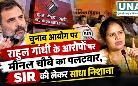 चुनाव आयोग पर राहुल गांधी के आरोपों पर मीनल चौबे का पलटवार, SIR को लेकर साधा निशाना