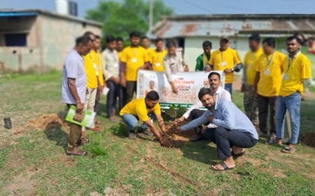 सेवा संकल्प अभियान में पौधरोपण के साथ कौशल विकास को बढ़ावा