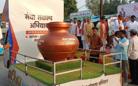 बोड़ला में जल जन बाइक रैली का स्वागत, सांसद जसवंत सिंह ने दिया सेवा और जल संरक्षण का संदेश