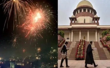 पटाखों पर पूरे देश में पूर्ण प्रतिबंध से सुप्रीम कोर्ट का इनकार, 24 घंटे आतिशबाजी की अनुमति भी नहीं
