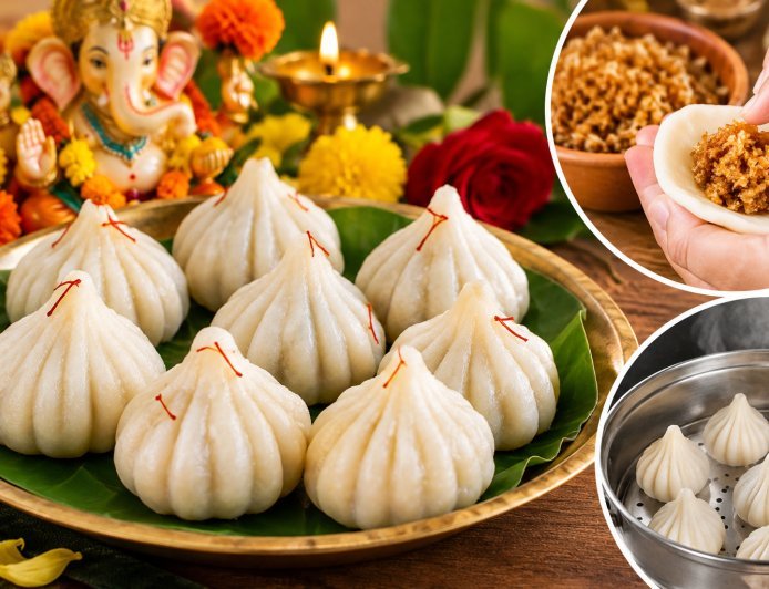 Ganesh Chaturthi Special: बप्पा को भोग लगाने के लिए बनाएं उकडीचे मोदक, आटा नहीं फटेगा अपनाएं ये आसान तरीका