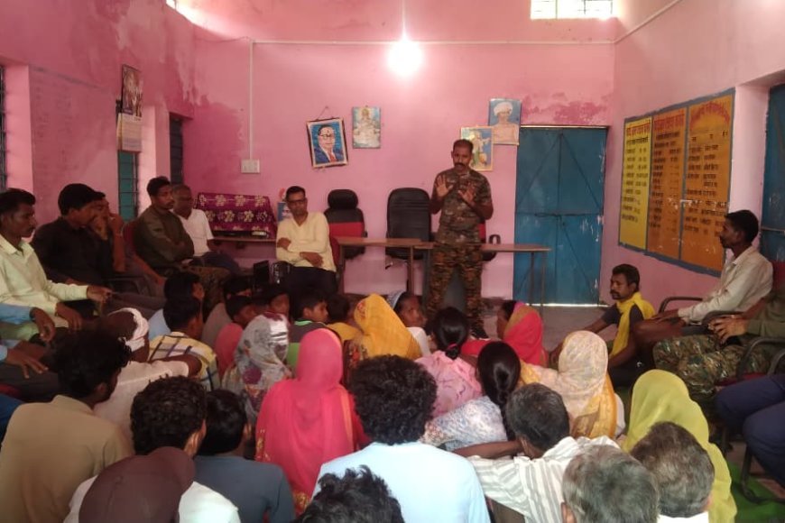 रुपझर पुलिस की पहल, जन चौपाल के साथ स्वच्छता अभियान चलाकर दिया जागरूकता का संदेश