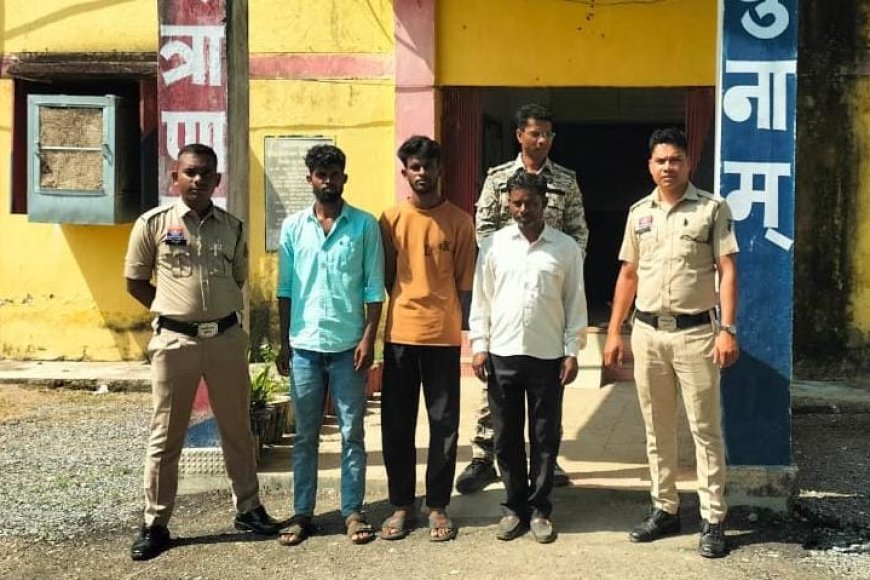 जमीन रजिस्ट्री के नाम पर फर्जी चेक से धोखाधड़ी, दामापुर पुलिस ने तीन आरोपियों को किया गिरफ्तार