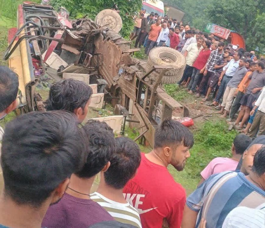 रीवा-सीधी हाईवे हादसे में चितरंगी के परिवार पर टूटा कहर, अनिल द्विवेदी और भांजी की मौत