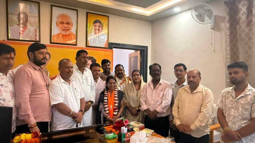 केसली की भाजपा कार्यकर्ता प्रीति पटवारी को मिली बड़ी जिम्मेदारी, सागर ग्रामीण महिला मोर्चा की बनीं जिला अध्यक्ष