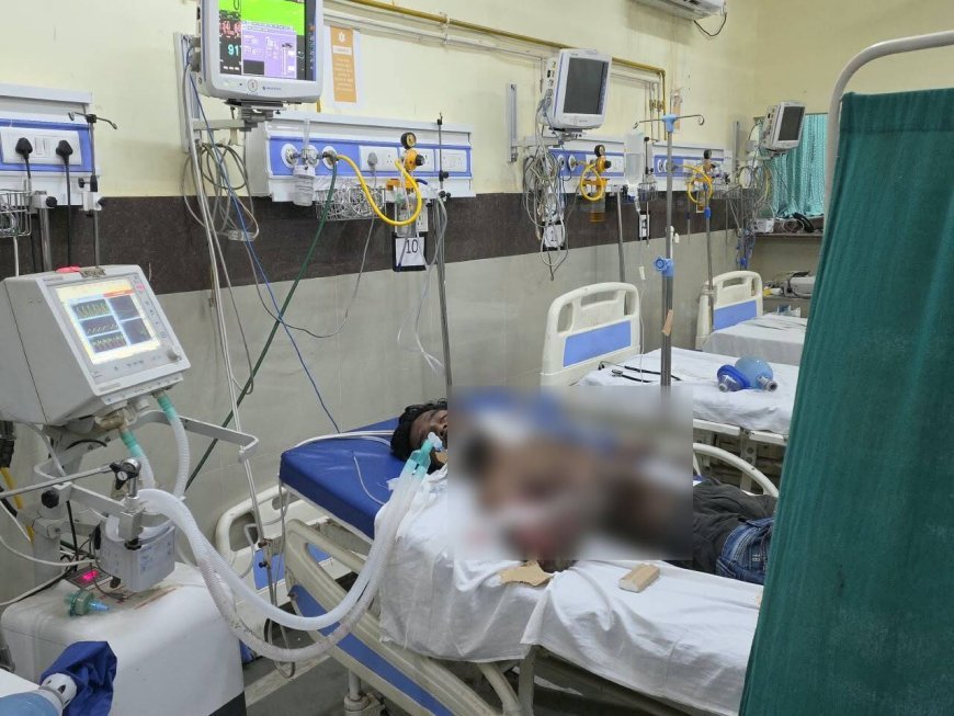 बिलासपुर में मटकी बांधते समय युवक करंट की चपेट में आया, हाईटेंशन तार से झुलसा