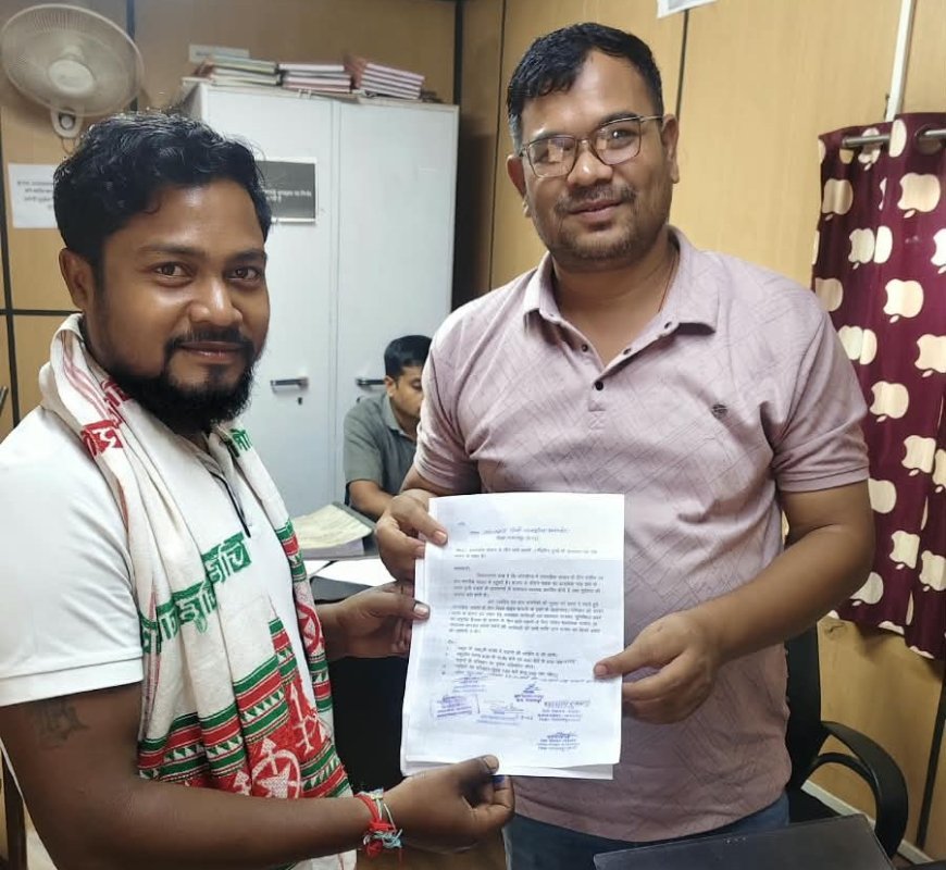 छोटेडोंगर साप्ताहिक बाजार में भारी वाहनों पर रोक की मांग, जनप्रतिनिधियों ने अधिकारियों को सौंपा पत्र
