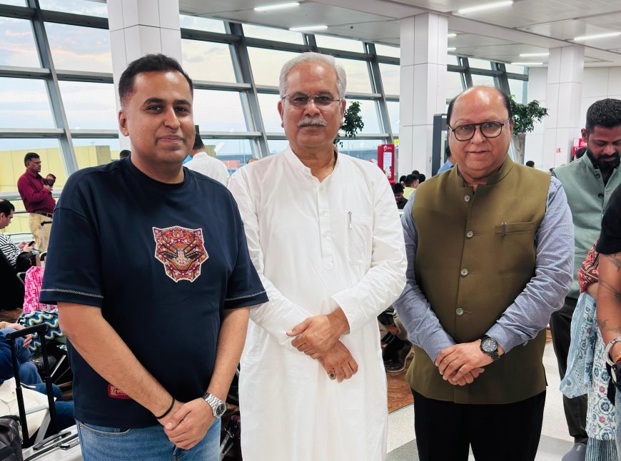 प्रकृति की ओर सोसायटी के अध्यक्ष मोहन वर्ल्यानी ने पूर्व मुख्यमंत्री भूपेश बघेल से की सौजन्य भेंट, पर्यावरण संरक्षण पर हुई चर्चा