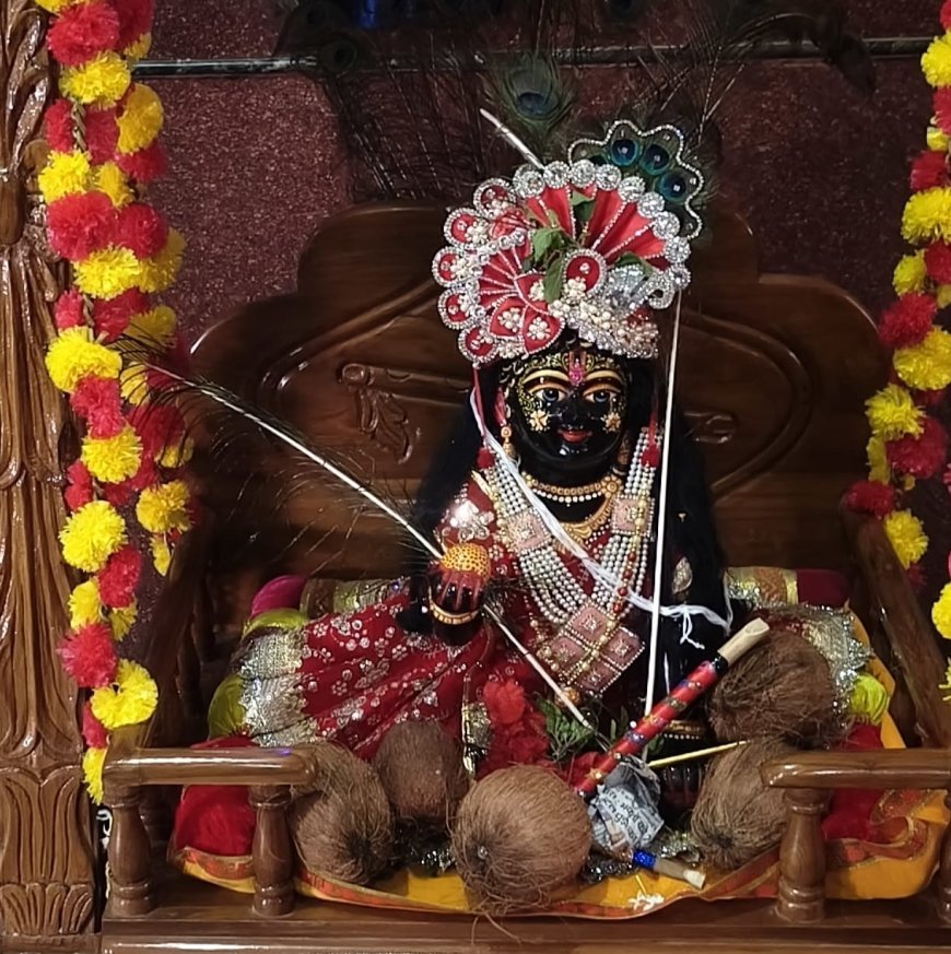 ग्राम नंदकठी में धूमधाम से मनाई गई कृष्ण जन्माष्टमी, भजन-नृत्य और दही लूट ने बांधा समां
