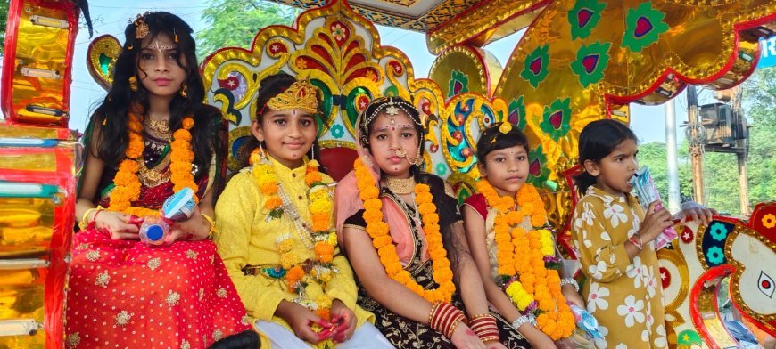 कृष्ण जन्मोत्सव पर यादव ठेठवार समाज की भव्य शोभायात्रा, 600 से अधिक समाजजनों ने लिया हिस्सा