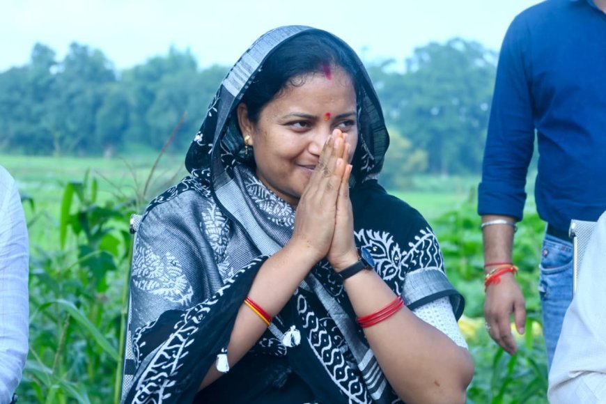 गांव-बस्ती चलो अभियान के तहत लक्ष्मी राजवाड़े ने ग्रामीणों से किया सीधा संवाद