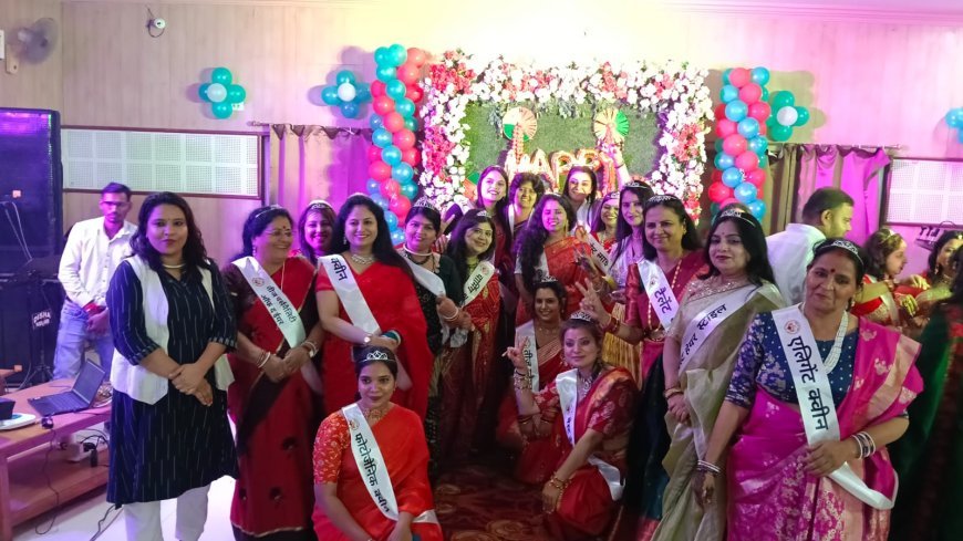 रायपुर प्रेस क्लब में सजा तीज का रंग, रैंप वॉक और खेल प्रतियोगिताओं के बीच महिला पत्रकारों ने मनाया उत्सव