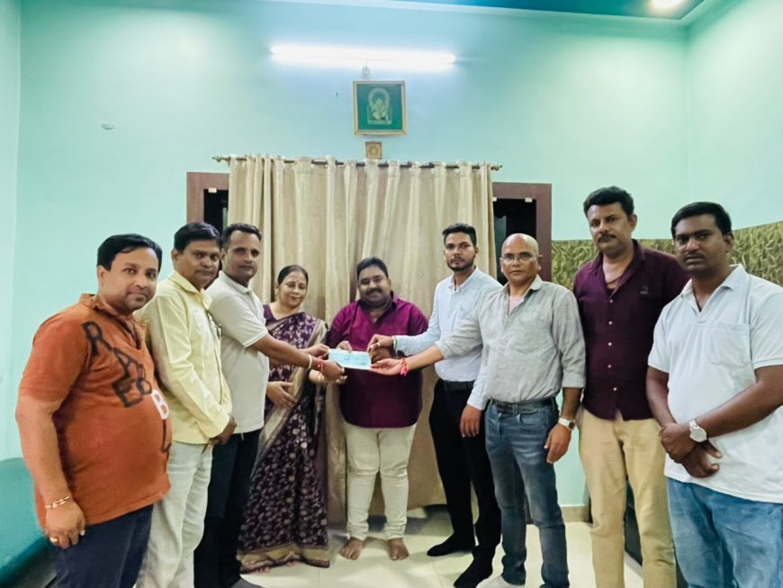 आगजनी पीड़ित होटल संचालक को मिली 3 लाख रुपए की आर्थिक सहायता, विजय शर्मा की पहल से मिली राहत