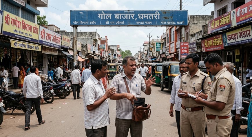 गोलबाजार में दिनदहाड़े 50 हजार रुपए की उठाईगिरी, धमतरी से खरीदारी करने आया था कारोबारी