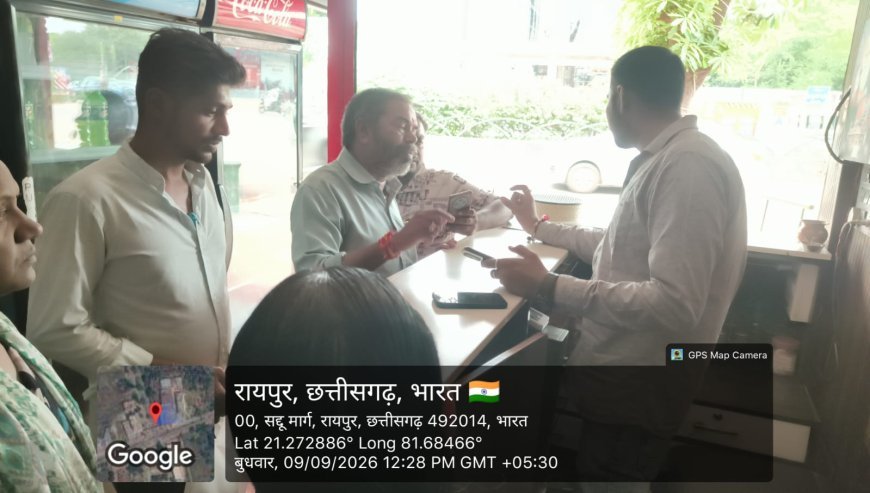 रायपुर में गंदगी पर नगर निगम की कार्रवाई, जोन 9 स्वास्थ्य विभाग ने तीन प्रतिष्ठानों पर लगाया 8000 रुपये का ई-चालान