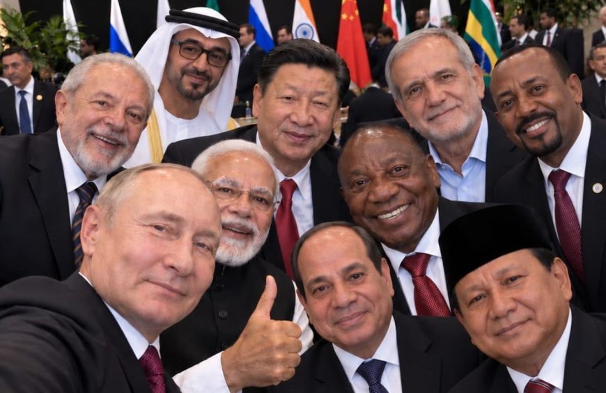 BRICS Summit Superpower Selfie: पुतिन की AI सेल्फी ने मचाई हलचल, एक फ्रेम में दिखे मोदी समेत कई दिग्गज नेता