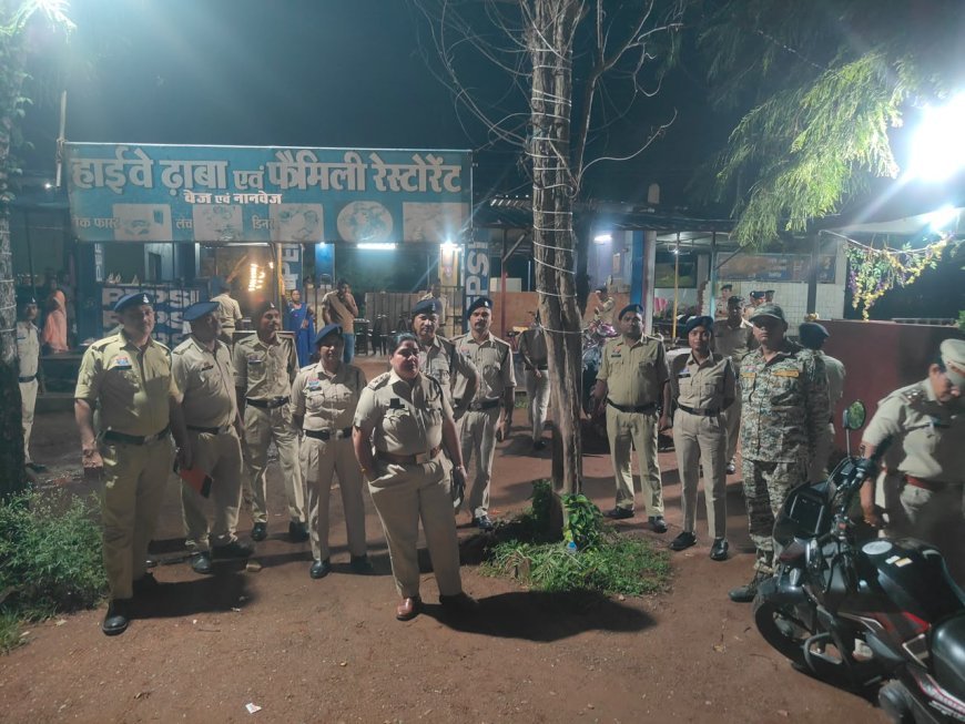 बालोद पुलिस की ताबड़तोड़ कार्रवाई, दो ढाबों से अवैध शराब जब्त; नशे में वाहन चलाने वालों पर भी शिकंजा