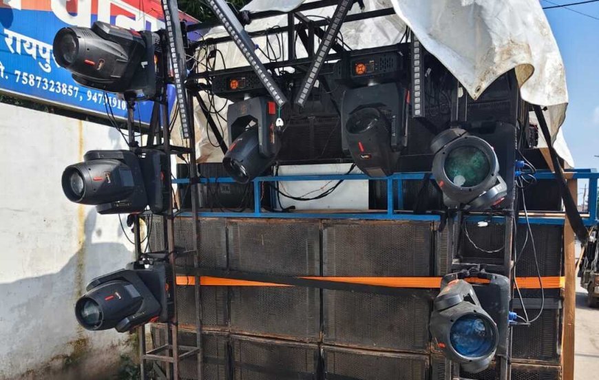 रायपुर में तेज आवाज में DJ बजाना पड़ा भारी, टिकरापारा पुलिस ने साउंड सिस्टम किया जब्त
