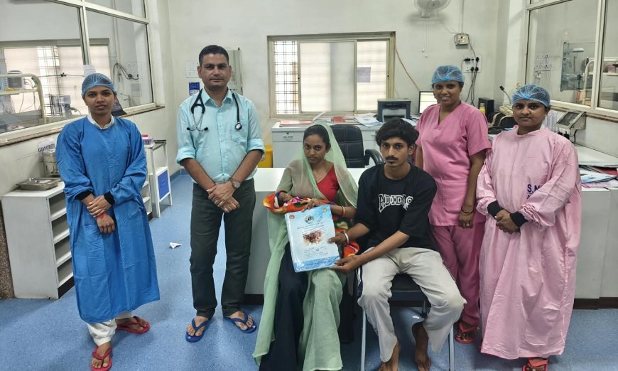अलीराजपुर में 850 ग्राम के नवजात ने जीती जिंदगी की जंग, 54 दिन बाद 1.430 किलो वजन के साथ डिस्चार्ज