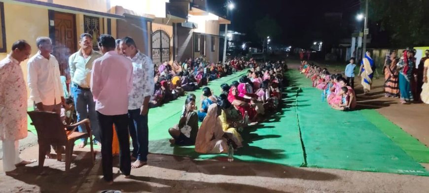 बीरेतरा में तीज उत्सव पर तीसरे वर्ष हुआ भव्य करु भात कार्यक्रम, 700 से अधिक तिजारिनों का सम्मान