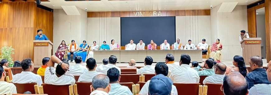छत्तीसगढ़ जनपद पंचायत अध्यक्ष-उपाध्यक्ष संघ की प्रदेश कार्यकारिणी गठित, वीरेंद्र साहू बने अध्यक्ष