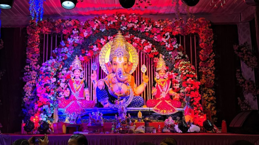 कोरबा में गणेश उत्सव की धूम, भक्ति में रंगा शहर