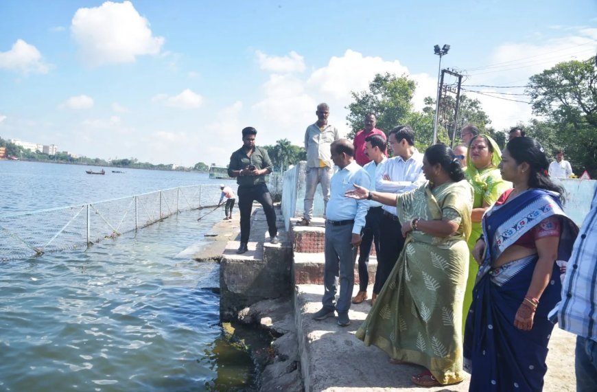 भोपाल में करोड़ों की योजना के बावजूद अधूरे विसर्जन घाट, तैयारियों पर उठे सवाल