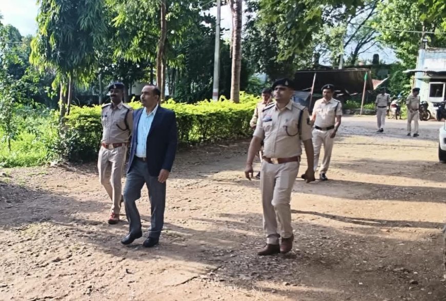 डीआईजी एमआर आहिरे ने थाना भोरमदेव को गोद लेकर किया सघन निरीक्षण, बेहतर पुलिसिंग पर जोर
